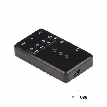 

Lightweight Recording Audio Sound Card External Home Professional Converter Virtual 7.1 Independent USB Port Stereo Portable