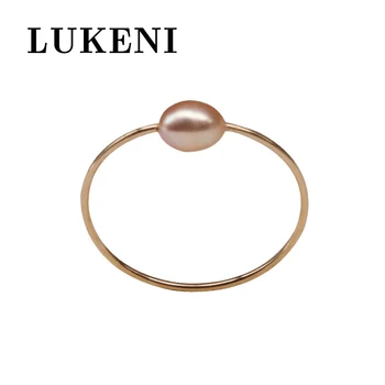

Fashion Jewelry 14k Gold Original Design Baroque Pearl Ring For Women Natural Pearl Oval Shaped Mini Pearl Ring Party