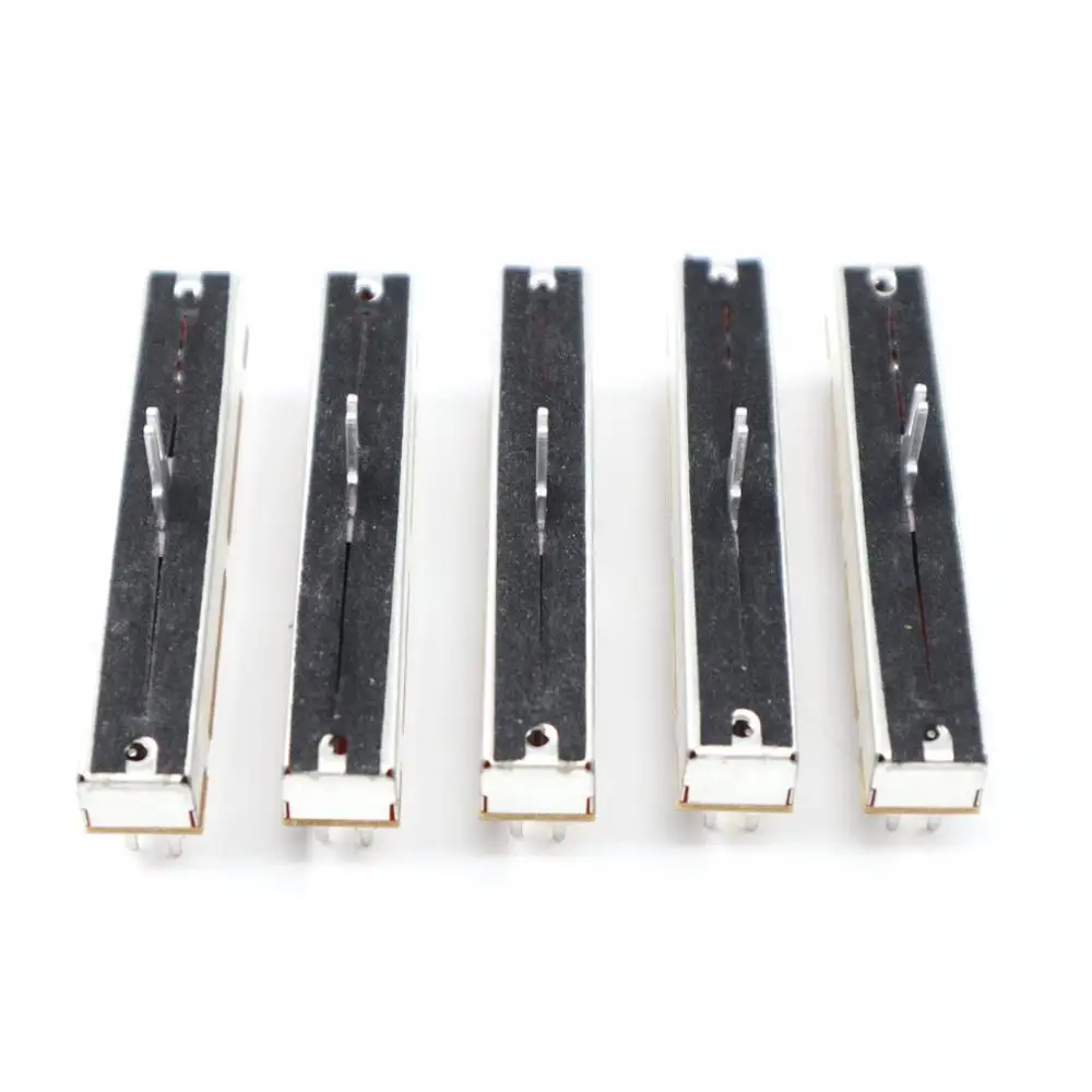 5pcs fader straight potentiometer A50Kx2 replace 20A6 for NUMARK M2 DM2050 DM1050 / player | Электроника