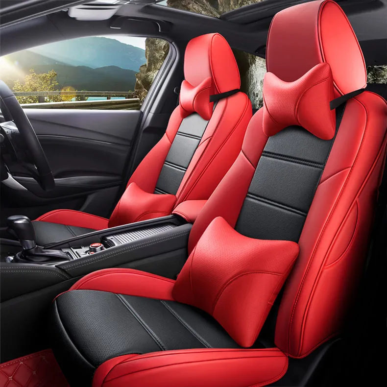 Кожаный чехол на сиденье автомобиля заказ для Mitsubishi strength dazzle pajero v73 v93v97 Eclipse Cross