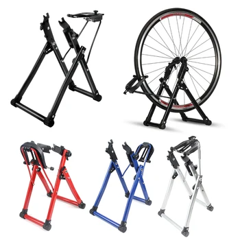 

Bike Wheel Truing Stand Home Mechanic Truing Stand Maintenance Repair Tool for 24/26/28in Mountain Bikes Folding Road Bicycle
