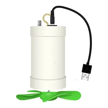 

10cm/4inch USB Rechargeable 4400mAh Silent Ceiling Fan Stepless Speed Hanging Fan for Baby Kids Home Dormitory Bed Camping Tent