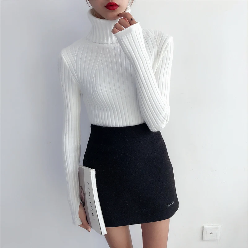Blusas De Inverno Feminina, настоящая распродажа, хлопок, Стандартный,, теплый женский зимний свитер и вязаный свитер с рукавами, женский джемпер, топы