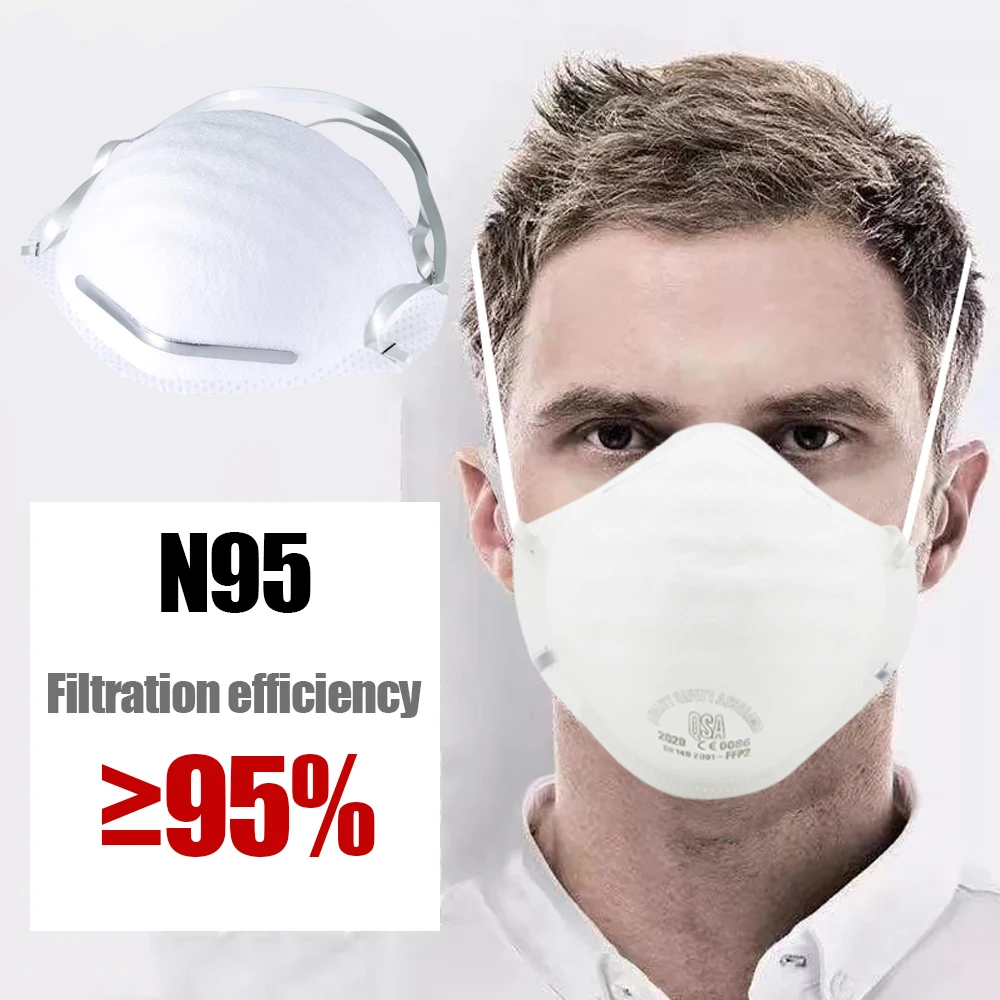 

Disposable Folding Prevent PM2.5 Face Mask Anti-Virus Surgical Respiratory Mask for Dust N95 Dust Protective mask