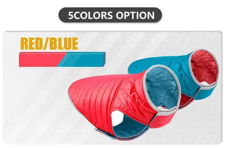 Double-Sided Waterproof Puppy Jacket Winter Pet Dog Warm Clothes Vest Coat For Medium Dogs Reflective Clothing Pet Outfit XS-XXL Double-Sided Waterproof Puppy Jacket Winter Pet Dog Warm Clothes Vest Coat For Medium Dogs Reflective Clothing Pet Outfit XS-XXL