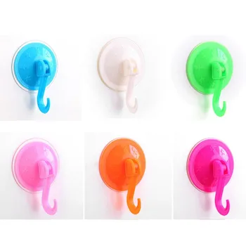 

1000pcs Oversized Powerful Vacuum Strong Transparent Suction Cup Wall Hooks Free Seamless Nail Hook Hanger For Kitchen Bathroom