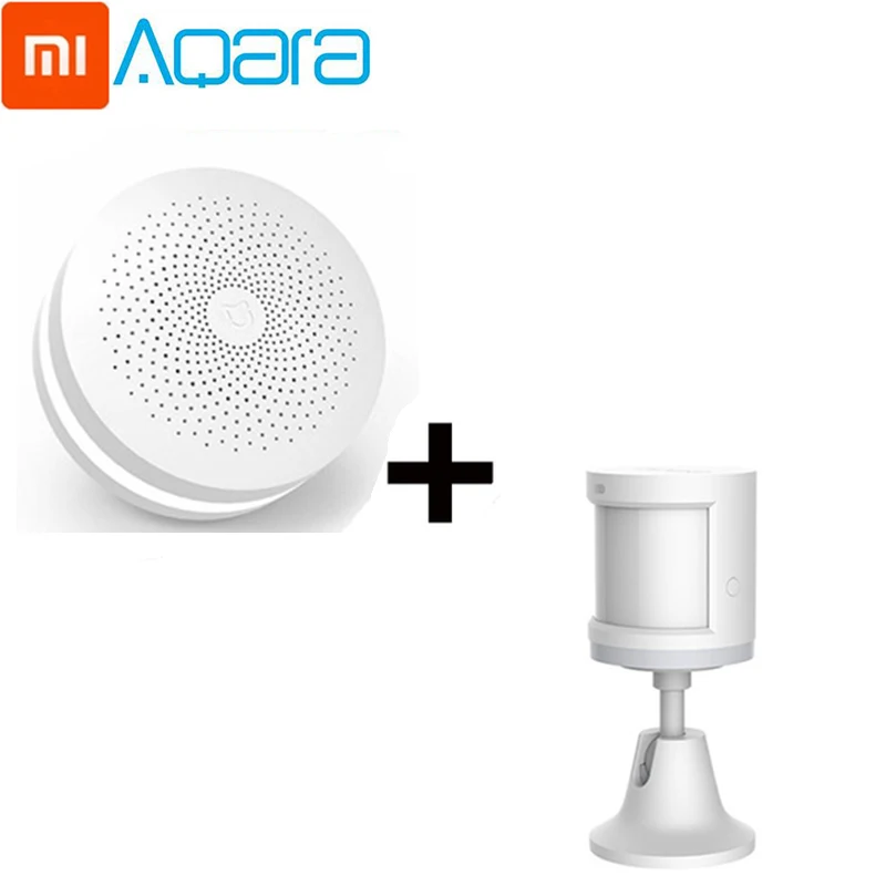 

2019 Xiaomi Aqara Human Body Sensor Smart Body Movement Motion Sensor ZigBee Connection Mi home Work With Mijia Gateway Mi Home.