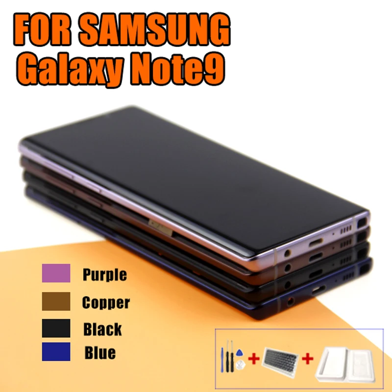 Тестовый ЖК-дисплей для samsung Note 9 lcd N960F lcd для samsung Note 9 N960F ЖК-экран сенсорный дигитайзер сборка