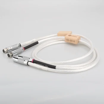 

Supreme Reference interconnects Audio Cable With Carbon Fiber XLR Balanced Female To Male HIFI Cable