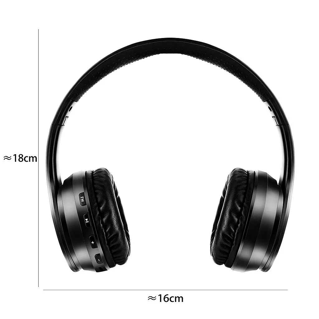 Over Ear Bluetooth Headphones Foldable Wireless Stereo Headset with FM Radio Headphones fone de ouvido Earbuds Headset