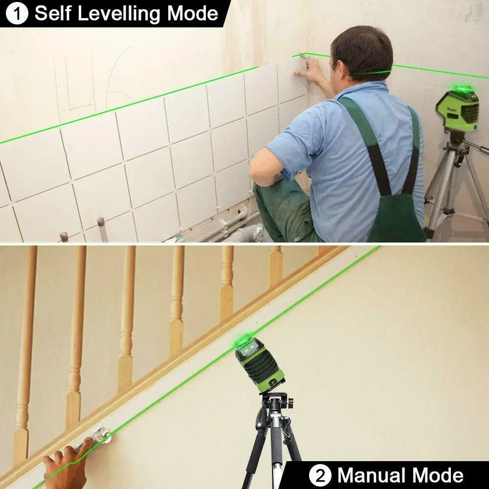 Green Beam Laser Self-Leveling Level Tool