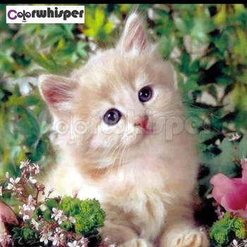 

Diamond Painting Full Square/Round Drill Cat 5D Daimond Painting Embroidery Cross Stitch Mosaic Crystal Picture Wall Art Z1574