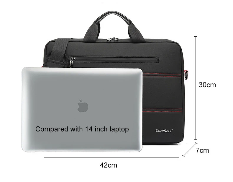 Мужская деловая сумка, 15 дюймов, сумка для ноутбука, водонепроницаемая, через плечо, через плечо, много карманов, мужской портфель, Bolso Hombre XA537ZC