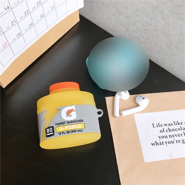 3D Luxury Earphone Case For AirPods 1 2 3 Pro sweet sugar chocolate Potato Chips soft silicone Wireless Headset bluetooth case 02