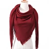 2022 women scarf plaid winter cashmere scarves lady shawls bandana neck warm knit Triangle Bandage foulard echarpe femme wraps ► Photo 2/6