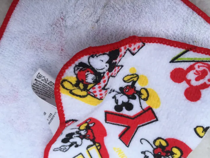 Восхитительное винтажное Хлопковое полотенце для рук с рисунком Микки и Минни Маус для детей, подарок на день рождения, Рождество, 25 см* 25 см