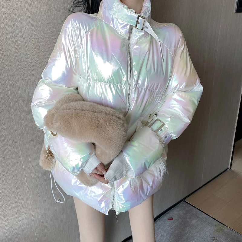 Куртка Alien Kitty Женская с воротником-стойкой однотонный утепленный жакет