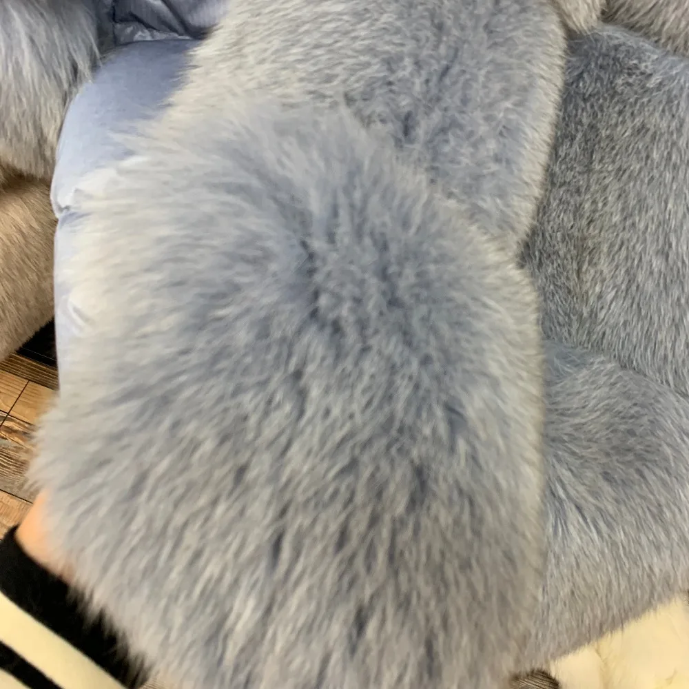 SQXR меховая женская шуба из натурального меха, толстая теплая Женская куртка из натурального Лисьего меха, верхняя одежда, длинное пальто