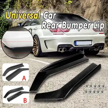 

2pcs Universal Car Rear Bumper Protector Spats Splash Guard Extend Valance Lip For Lexus For Nissan For Chevy For VW For Passat