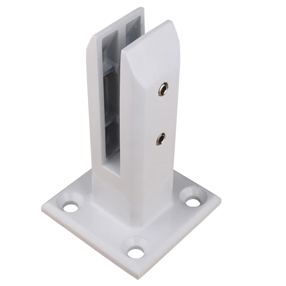 

Stairs Easy Install Glass Clamp Fixed Stainless Steel Railing Support Brackets Home Floor Standing Shelf Post Fence Pool Balcony