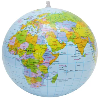 

2020 Hot Selling 30cm Inflatable Globe Education Map Office Ocean Geography Toy Beach Ball Convenient Use Safe Fast Delivery