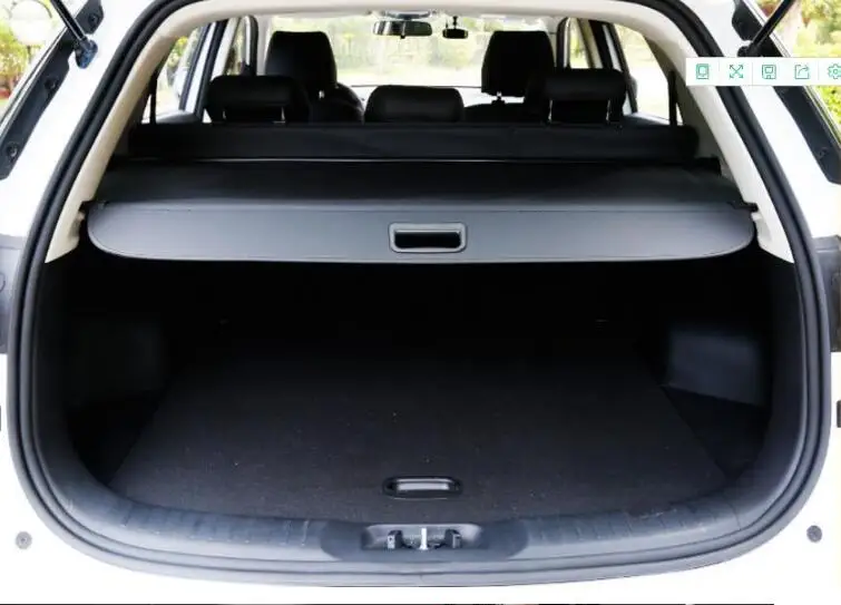 Высококачественный Автомобильный задний багажник Грузовой Чехол защитный экран для Honda crcrv 2002-2006(черный, бежевый