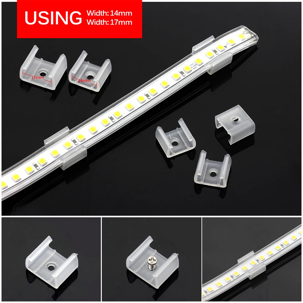 2pin 4pin 220V LED Strip Connector for Single Color RGB LED Strip 2835 5630 Light Wire Connection