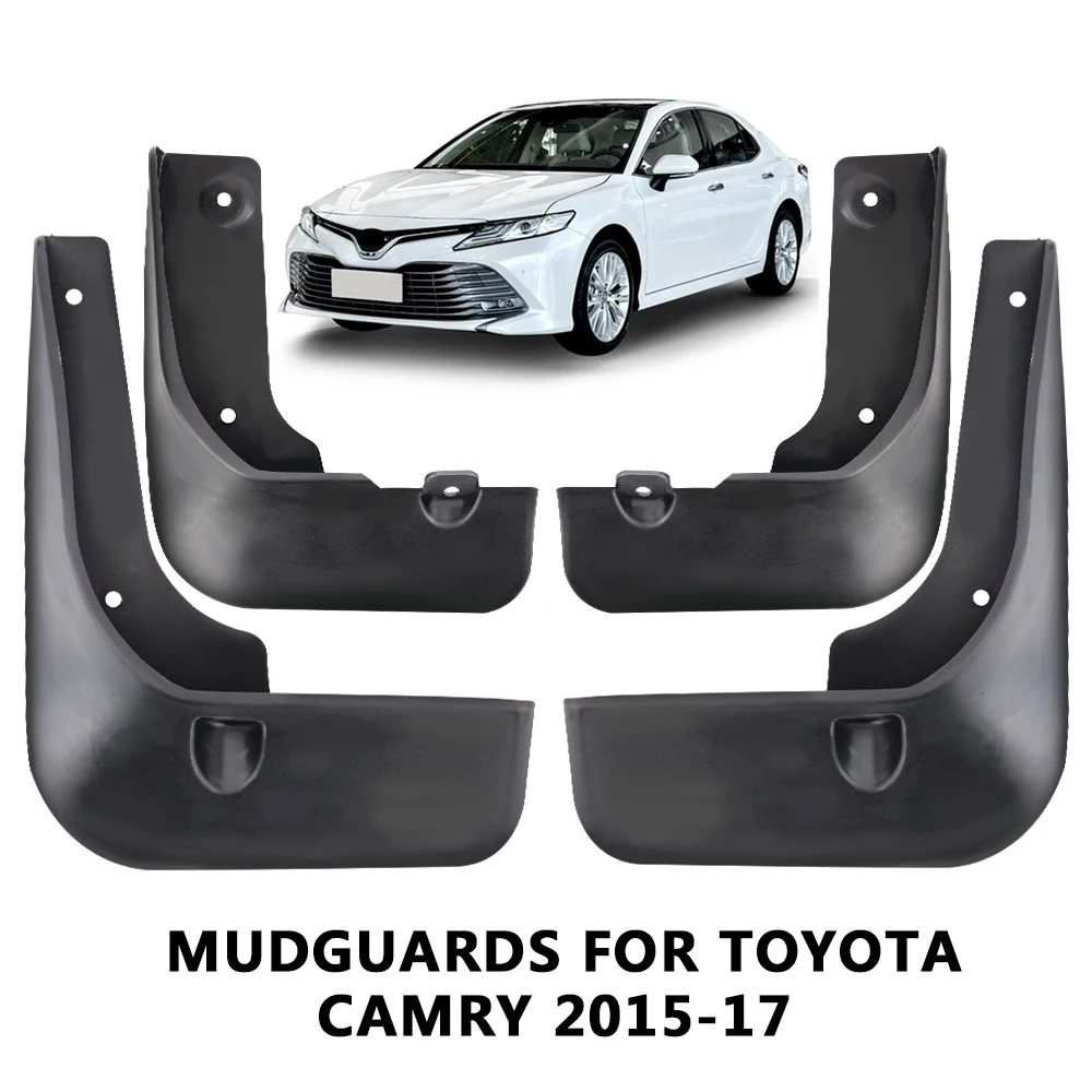 For Toyota Camry 2015 2016 2017 Outside Parts 4pcs/set Front Rear Mud