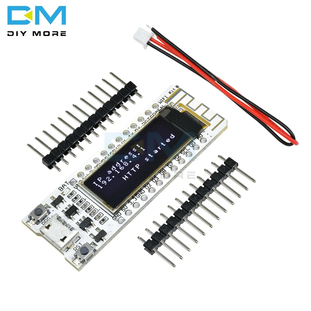 ESP8266 wifi макетная плата 32 МБ флэш Интернет вещей CP2014 IOT цифровой OLED 0,9" дисплей для Arduino NodeMcu модуль