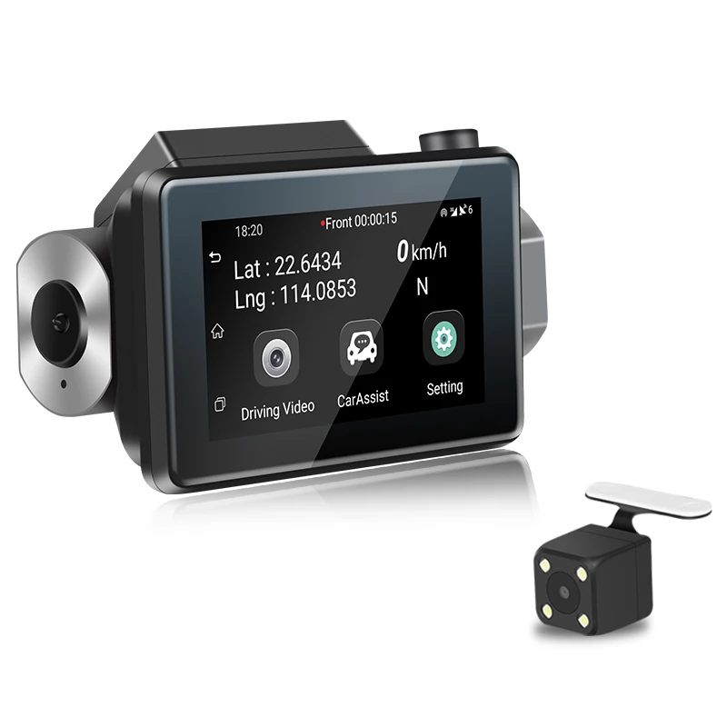 

K9 3.0 Screen Android 5.0 Car Dvr Camera Dash Cam 1080P Full Hd Gps Logger Video Recorder 3G Wifi Dual Lens Wdr Dashcam