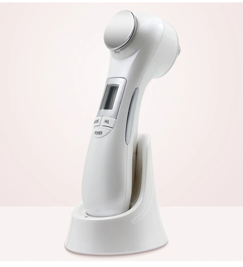 6 in 1 LED RF Photon Therapy Facial Skin Lifting Rejuvenation Vibration Device Machine EMS Ion Microcurrent Mesotherapy Massager