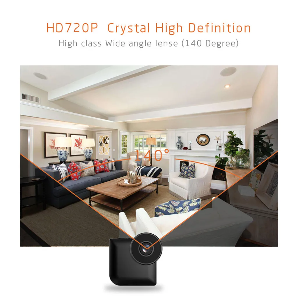 Camsoy C3 720P HD IP Sp мини камера WiFi беспроводной P2P пульт дистанционного управления видеокамера Ночного Видения Беспроводная ip микро камера cam Видео