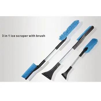 

Winter Cleaning Multifunctional Snow Removal 3-in-1 Car Shovel Ice Scraper Extendable Telescoping Broom Brush Auto Parts