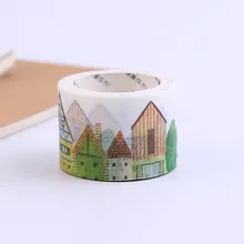 Путешествия Серии Европа маленький город пейзаж 30 мм DIY васи ленты-измельченные студентов повязки