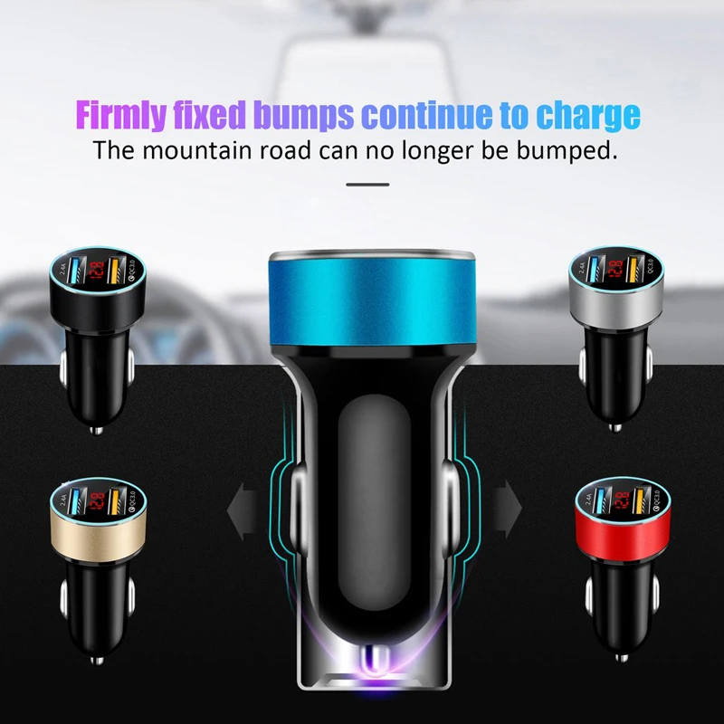 car charger c type Fast Charging Super Charger 5A Type-C Phone Cable For Samsung S20 S9 S8 Xiaomi Huawei P30 Pro Fast Charging QC 3.0 Car Charger samsung car charger