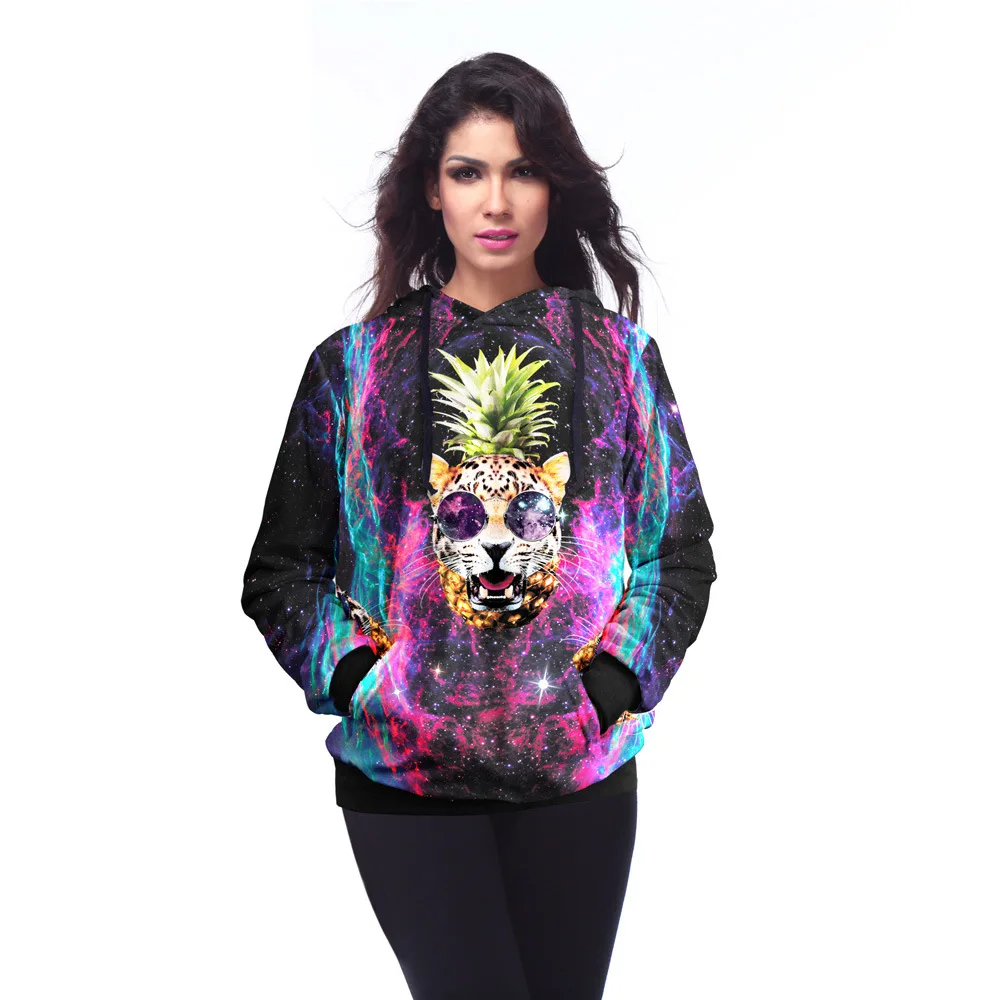 

Autumn And Winter Hot Selling WOMEN'S Dress Digital Printing Multi-color Selectable Hoodie Wyc1031-1035