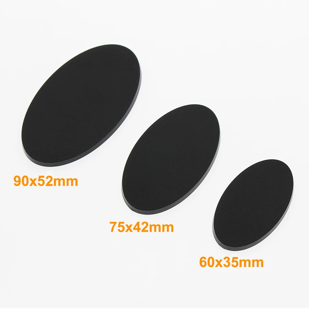

Evemodel 20шт овальные основы 60X35 75X42 90X52 модель овальные основы для военных настольных игр