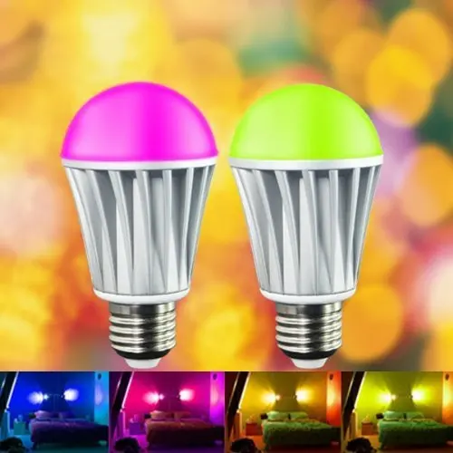 

10pcs/lot WiFi Smart LED Light Bulb Smartphone Controlled Dimmable Multicolored Color Lights - Works with iPhone, iPad, Android