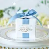 Wedding Favors Gift Box Souvenirs Gift Box With Ribbon Candy Boxes For Christening Baby Shower Birthday Event Party Supplies ► Photo 1/6