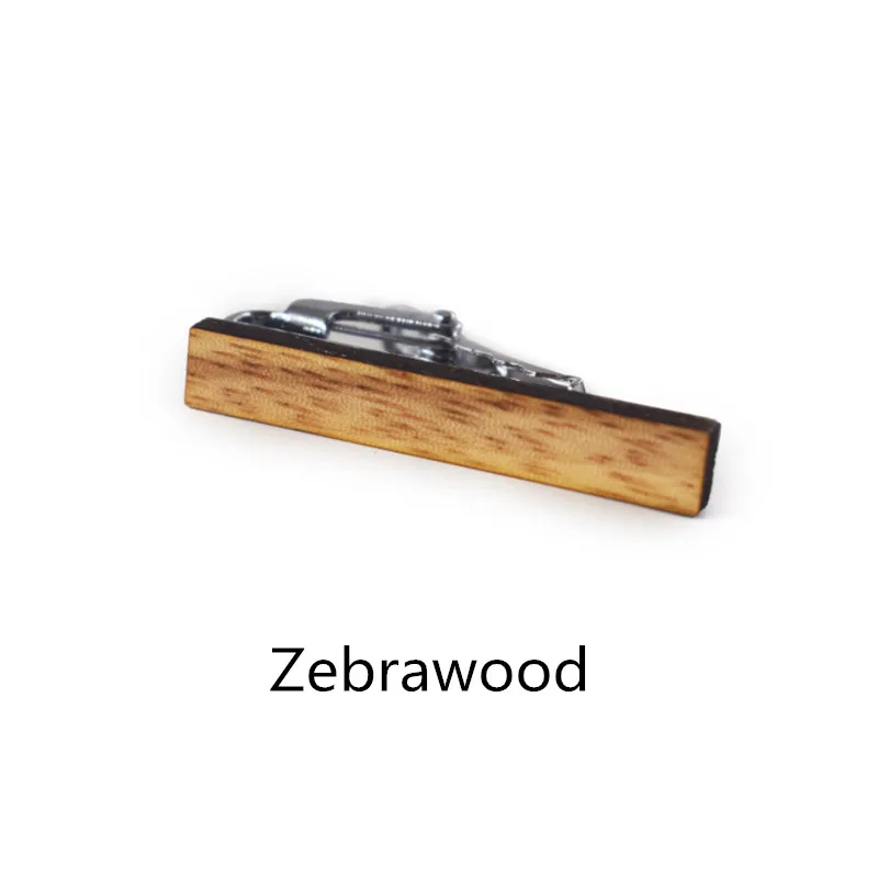 Высококачественный деревянный зажим для галстука модный персональный узор печать деревянный зажим для галстука