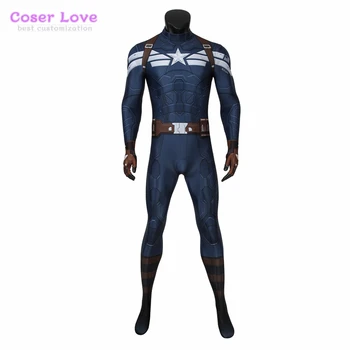 

Captain America: The Winter Soldier Captain America Steve Rogers Zentai jumpsuit Cosplay Costume Halloween Christmas Costume