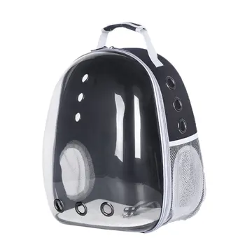 

Full Transparent Space Pet Bag Cat Out Panoramic Three-Hole Breathable Portable Chest Shoulder Pet Bag