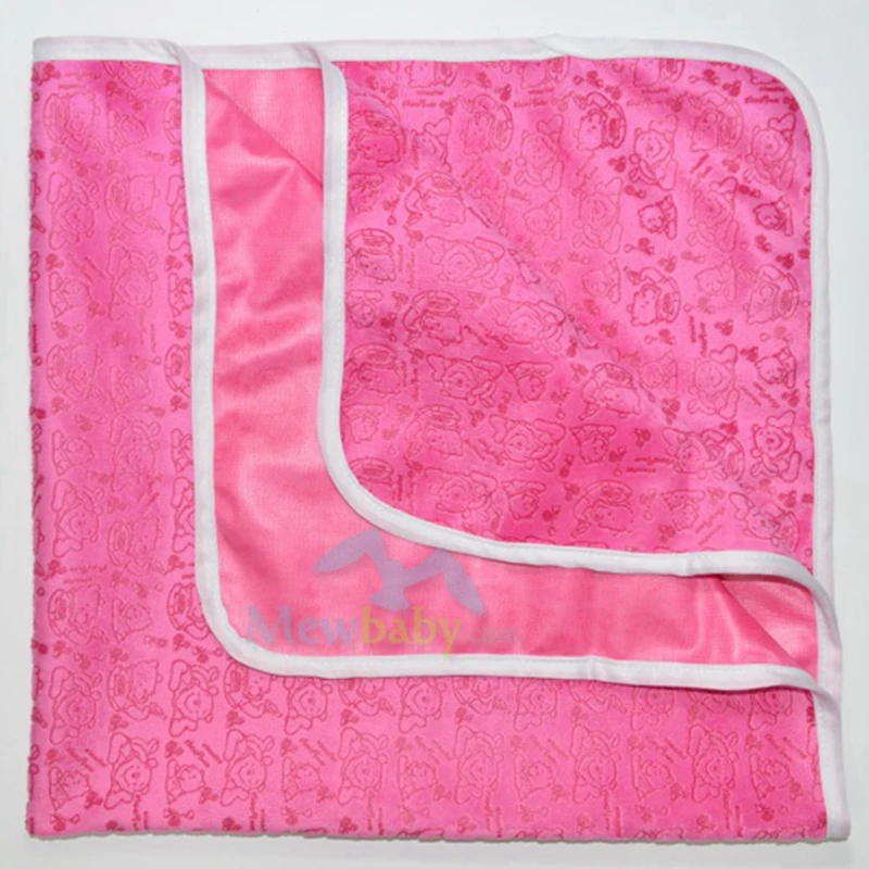 

Waterproof Super Soft Minky Cloth Nappy Changing Pads Mats 74cm x 74cm CPR44