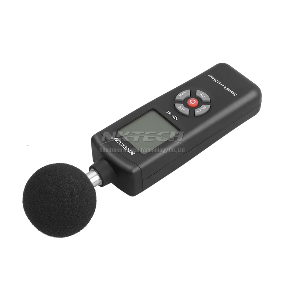 Nktech NK-S1 цифровой ЖК-дисплей шумомер Шум уровень 30-130dB частота 31.5 Гц~ 8 кГц Тесты уровень шума метр Шум метр против MS6708