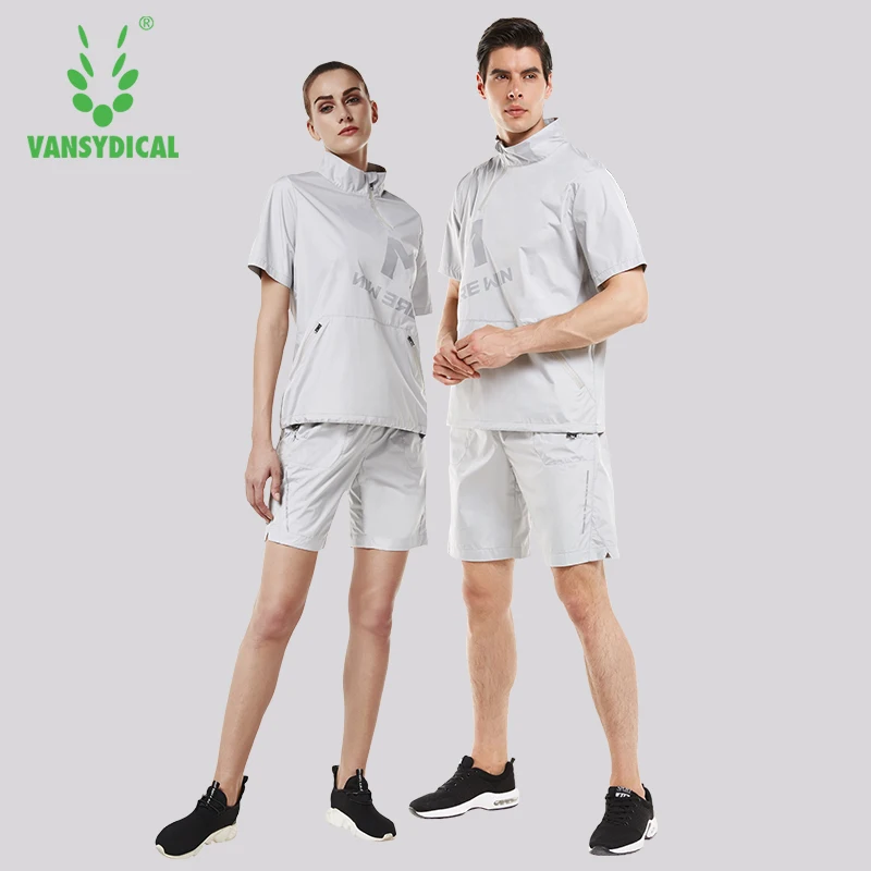 Vansydical спортивная одежда костюм для сауны мужской комплект бега в тренажерном