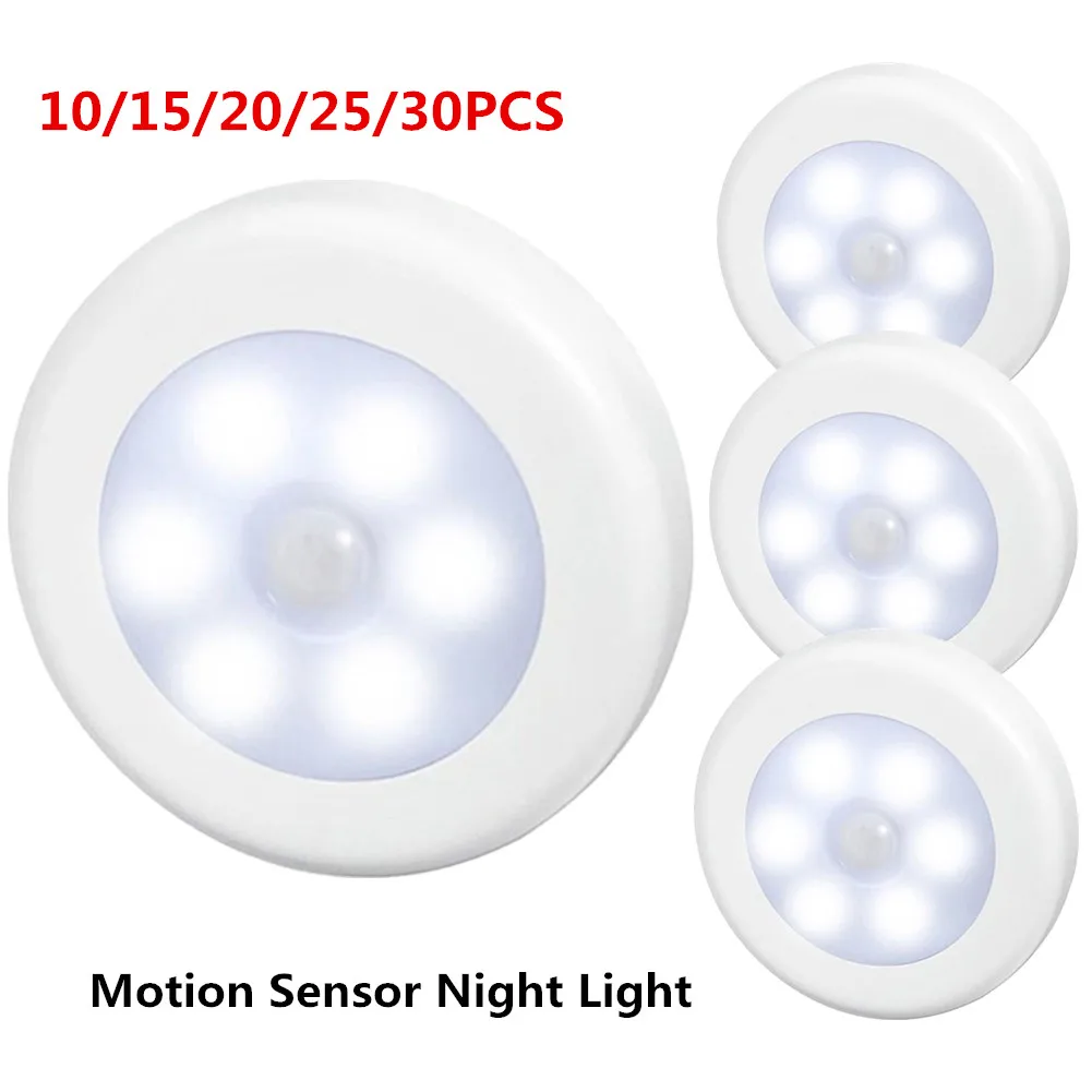  Infrared PIR Motion Sensor 6 Led Light Wireless Detector Wall Lamp Auto On/Off Closet night lamps m - 32960122092