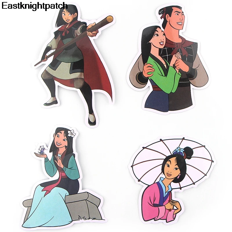 21 шт. классический стиль mulan Водонепроницаемая Съемная наклейка DIY Скрапбукинг альбом ноутбук скейтборд мотоцикл украшение дома E1074