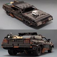 

MOC Interceptor RC Racing Cool Black Truck Supercar Building Blocks Model Motor Remote Control Bricks Stitching Toys Boy Gift