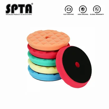 

SPTA 6"(150mm) Sponge Foam Car Spong Polishing Pads & Buffing Pads For 5Inch (125mm) DA/RO/GA 5Inch (125mm) Car Polisher