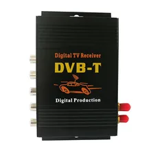 Цифровой ТВ-приставка HD DVB-T(MPEG-4) Двойной тюнер цифровой ТВ-приёмник 140-190 км/ч для Европы/Австралии/Африки/Азии